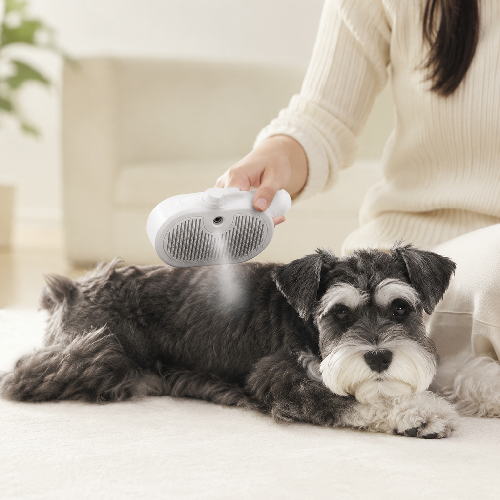 MistComb — Pet Spray Grooming Brush