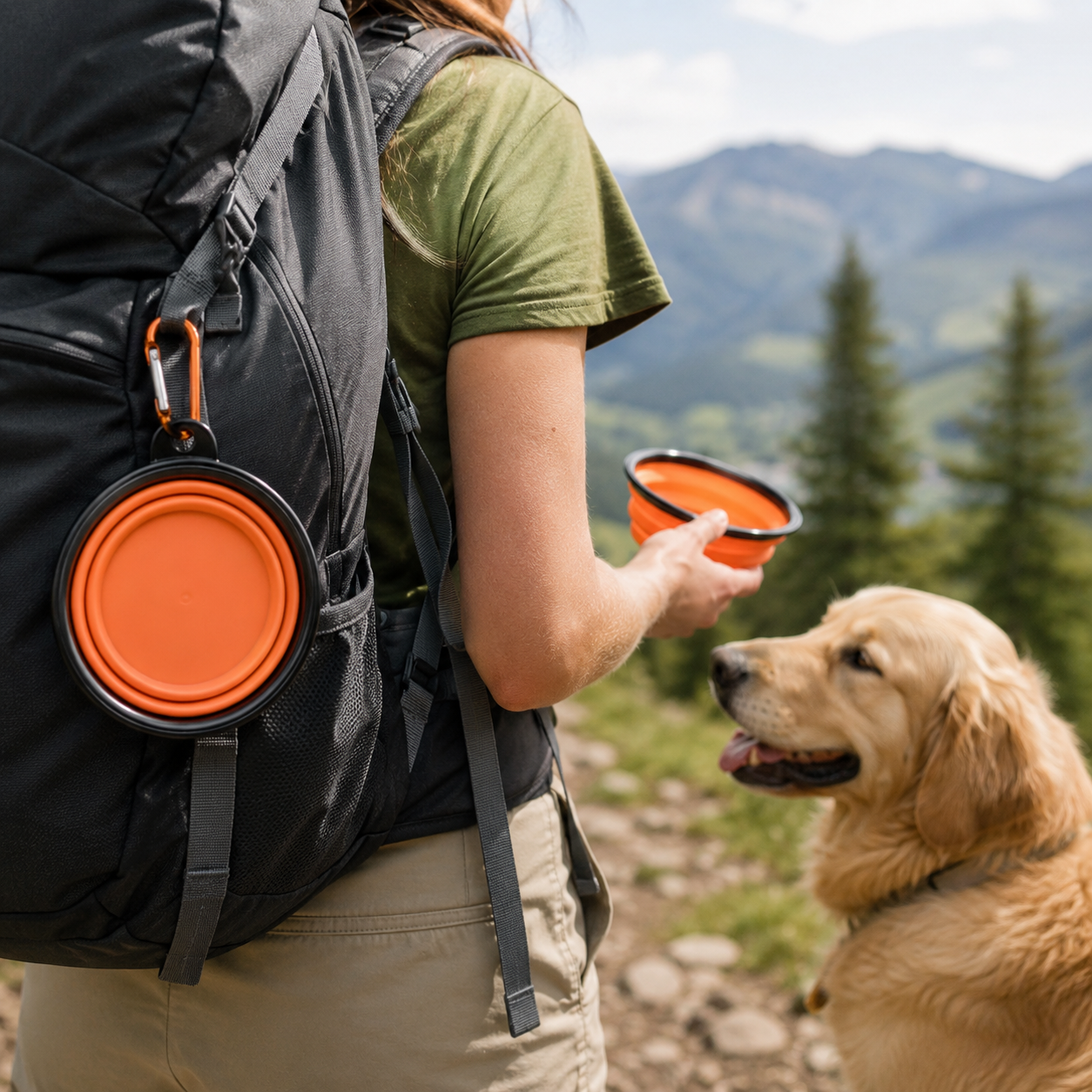 Pocket Dish — Collapsible Dog Bowl