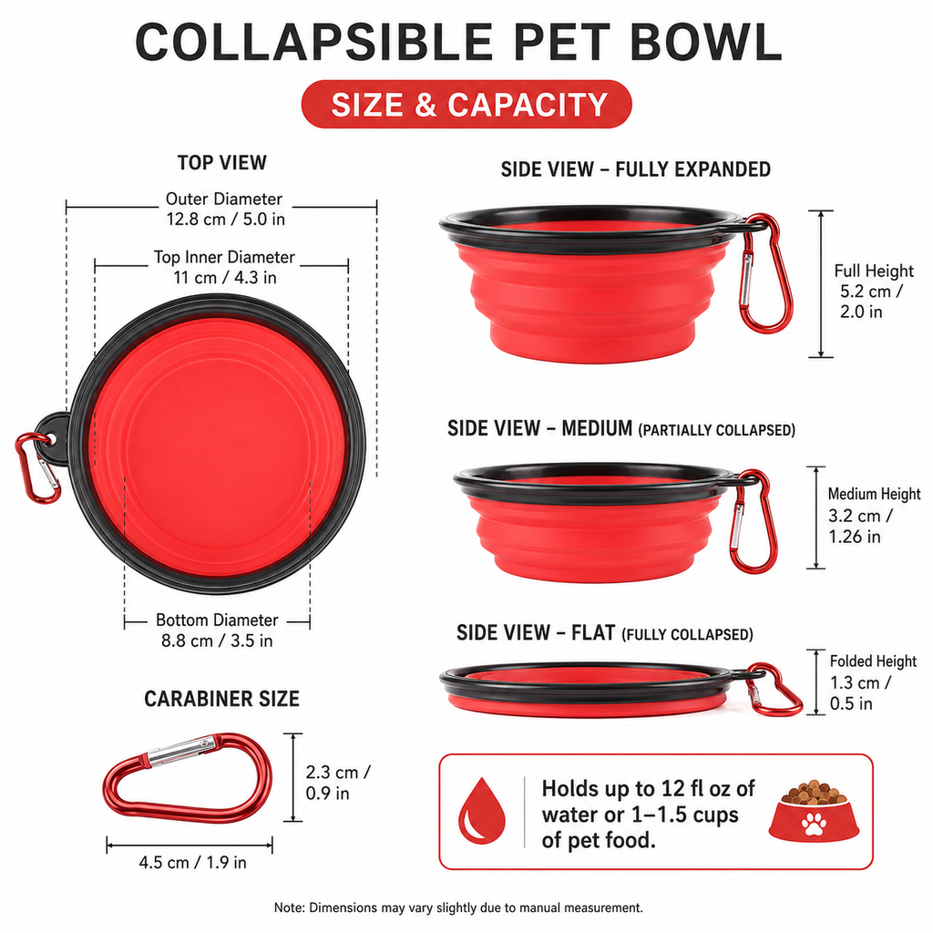 Pocket Dish — Collapsible Dog Bowl